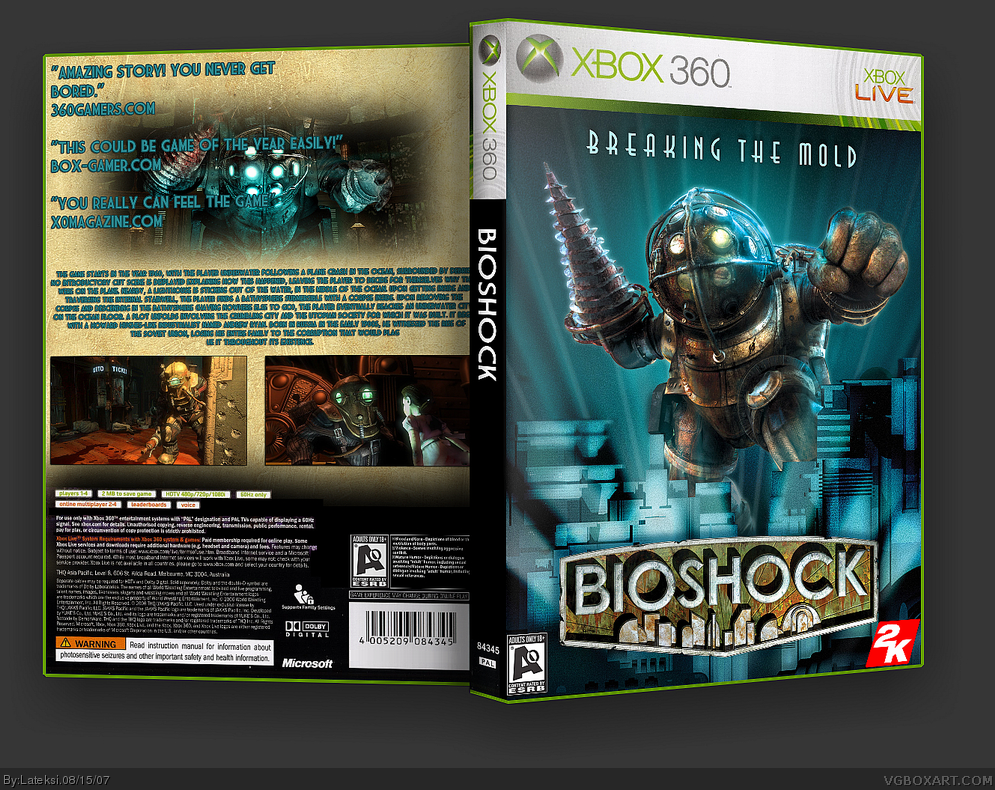 BioShock box cover