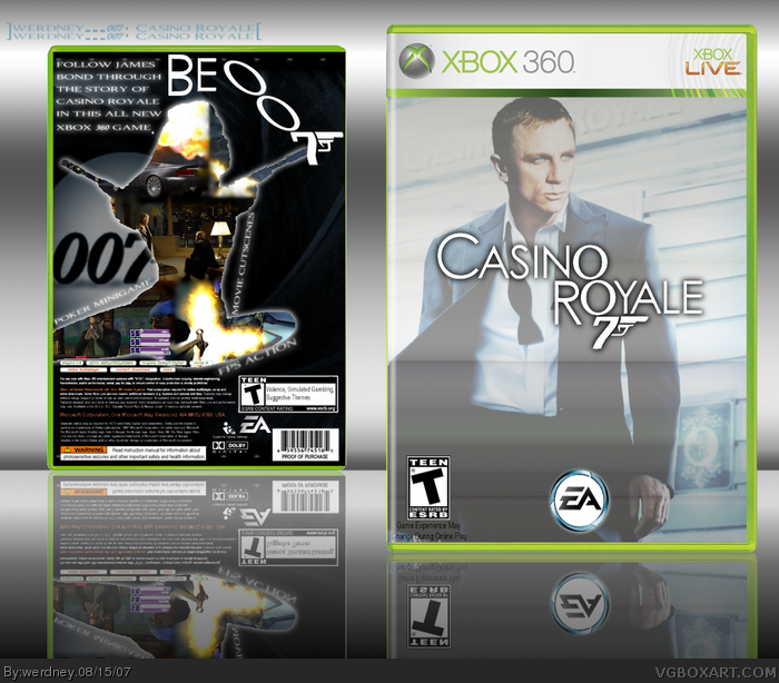 007: Casino Royale box art cover