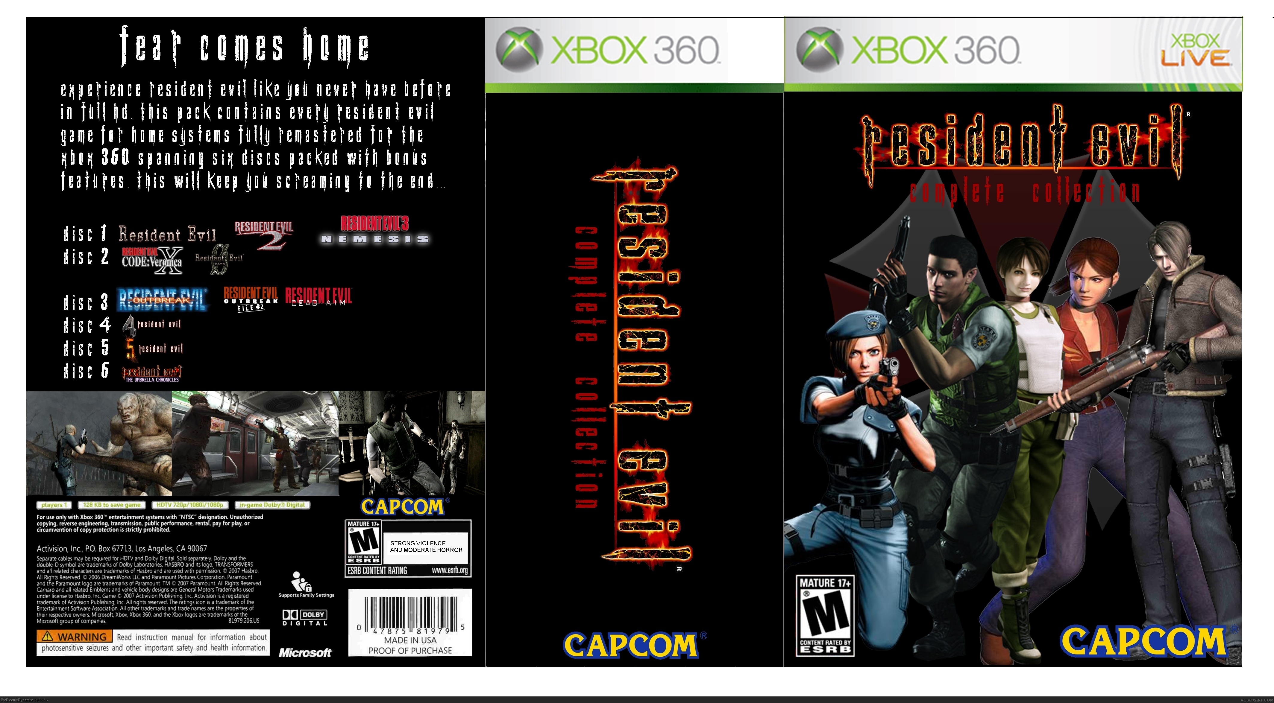 Resident Evil: Complete Collection box cover