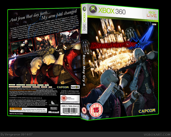 Devil May Cry 4 box art cover