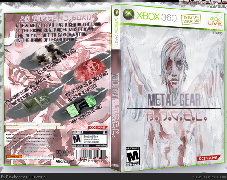 Metal Gear ANGEL box cover