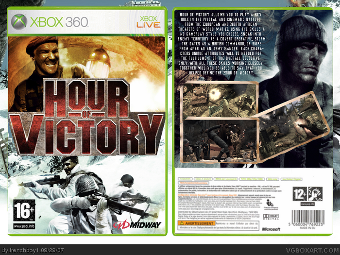 Hour of Victory box art cover