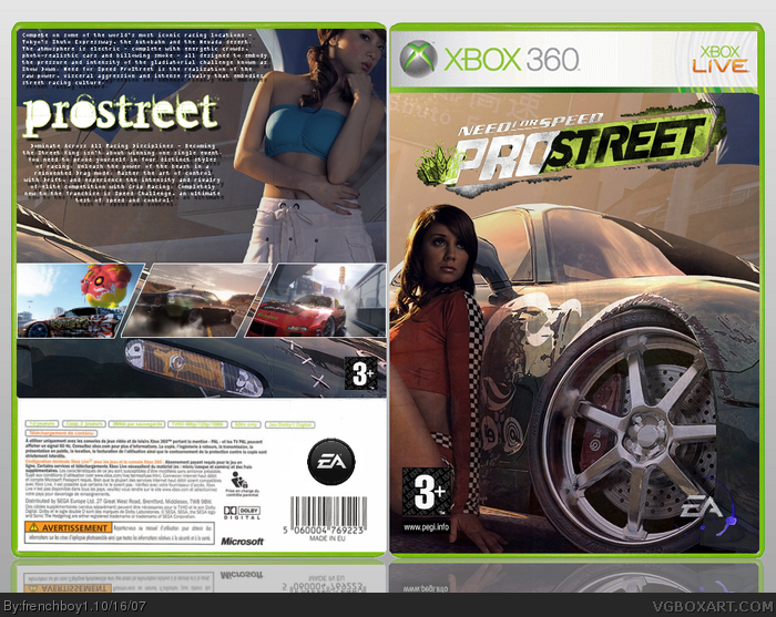 Need for Speed: ProStreet box art cover