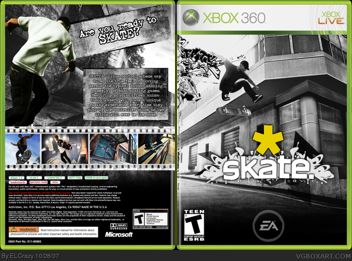 Skate box art cover