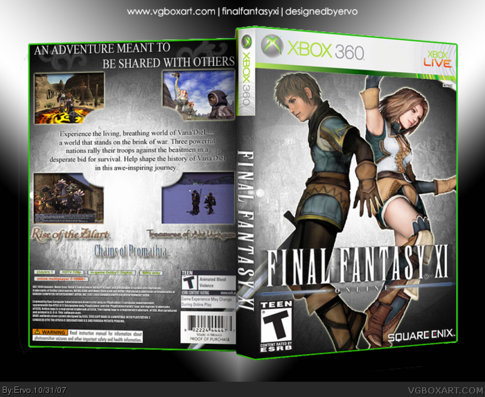Final Fantasy XI box art cover