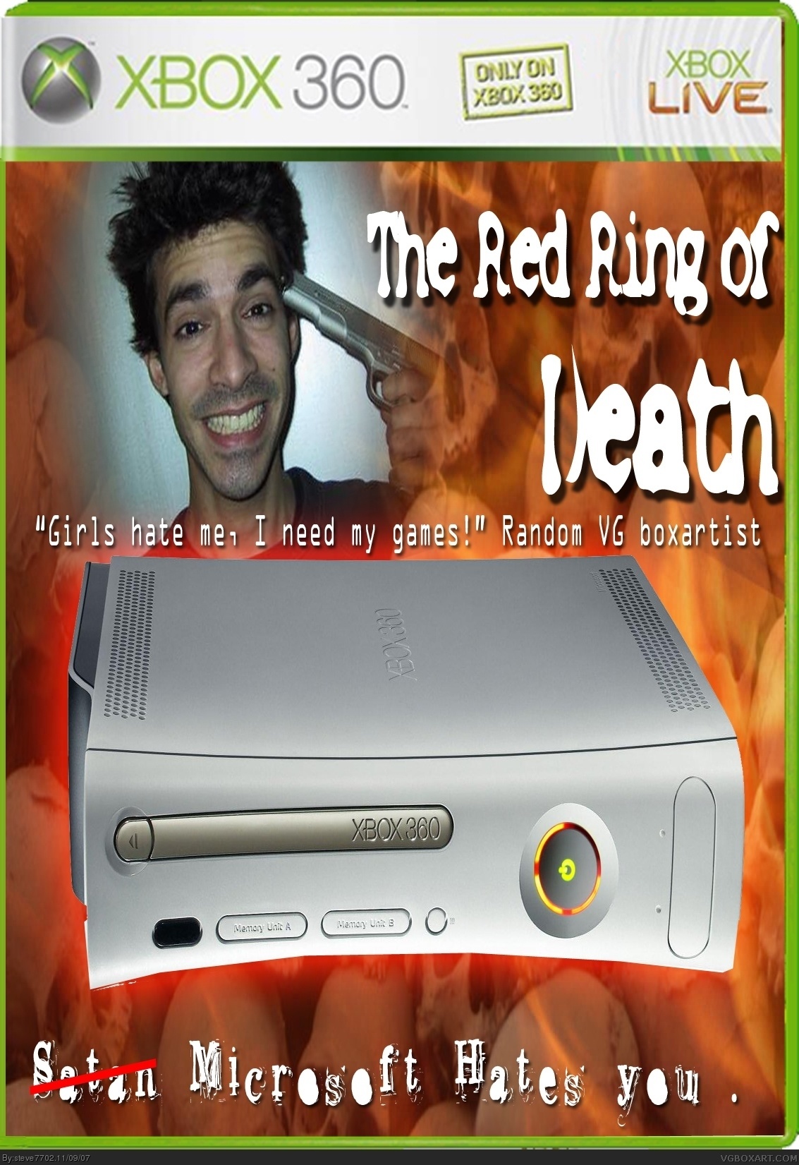 Red Ring of DEATH box cover