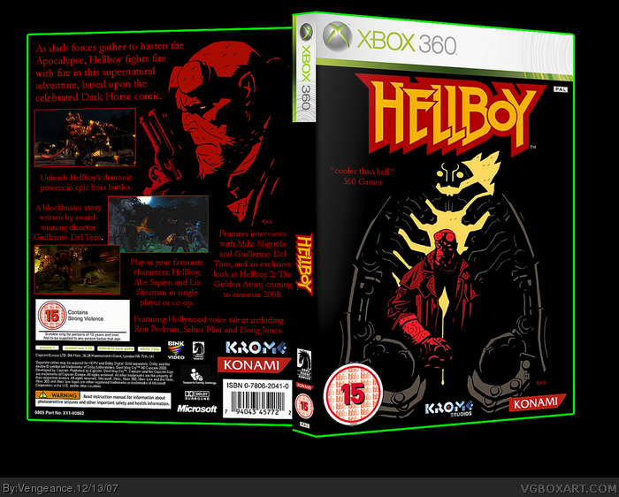 Hellboy box art cover
