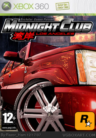 Midnight Club Los Angeles box cover