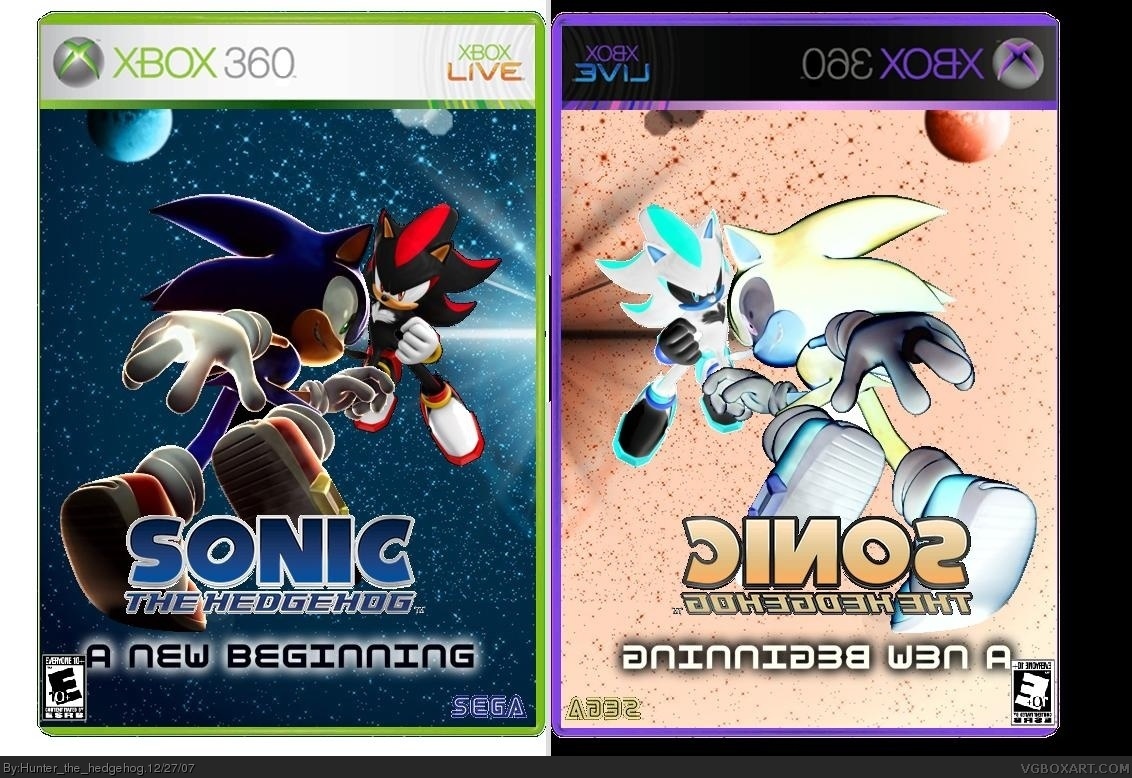 Sonic the Hedgehog: A New Beginning box cover