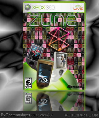 Zune box art cover