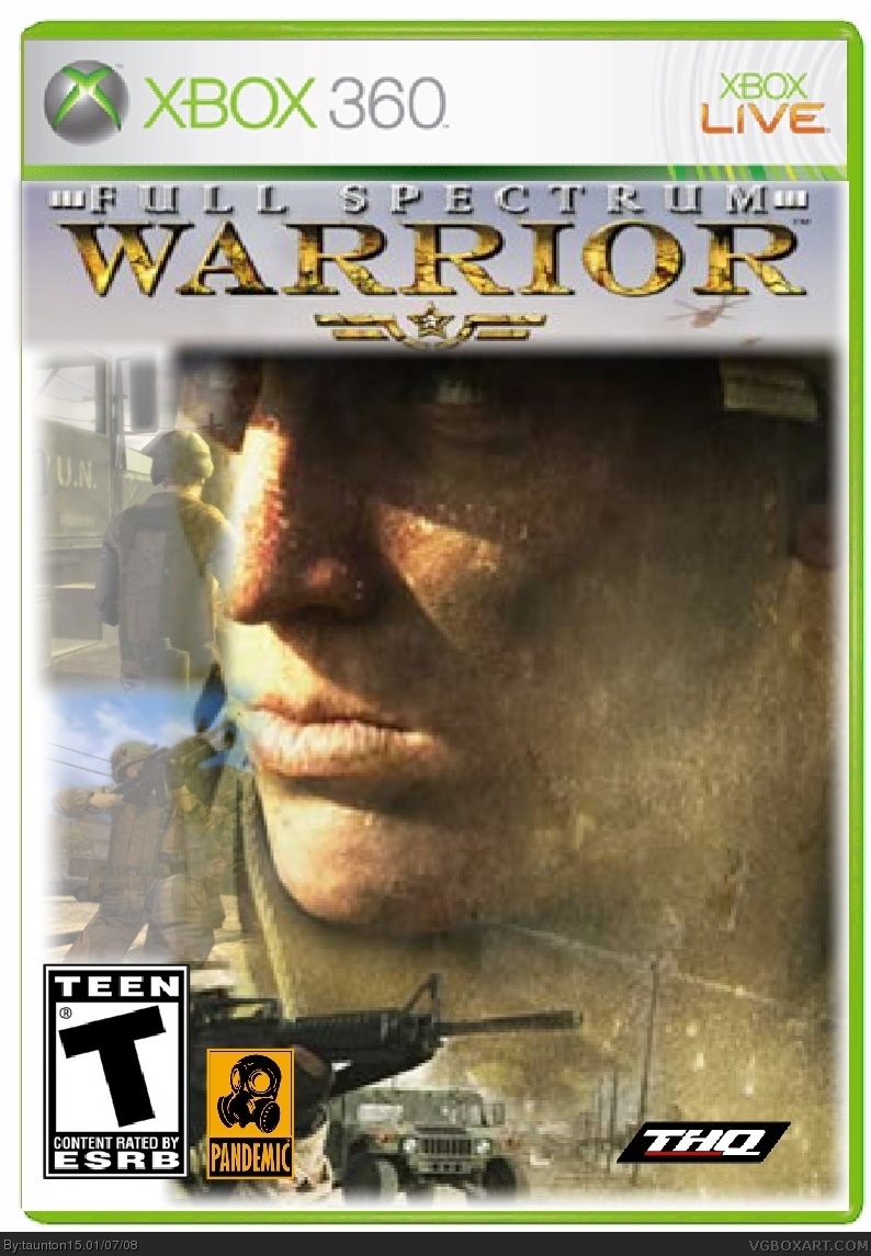 Full Spectrum Warrior box cover