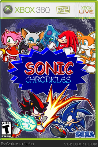 Sonic Chronicles box cover
