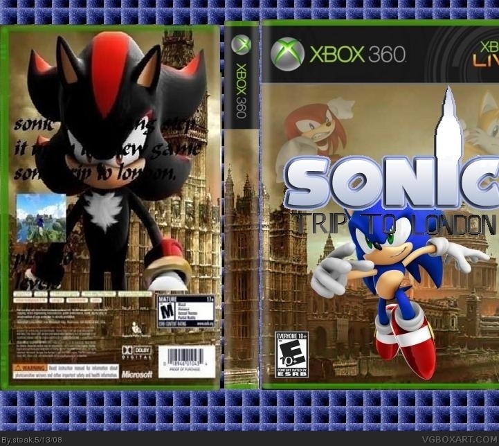 Sonic's Trip to London box cover