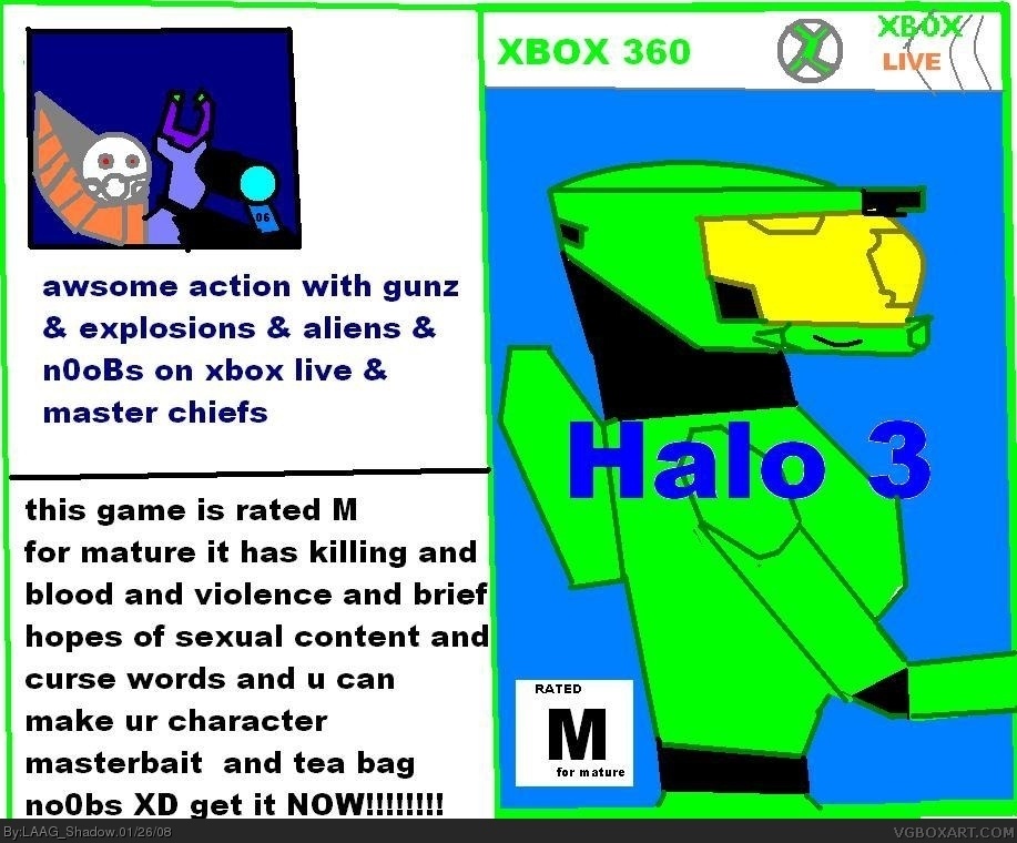 Awsomest Halo 3 Cover Ever! box cover