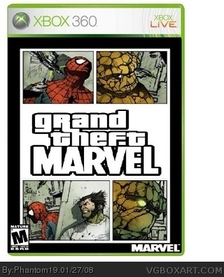 Grand Theft Marvel box cover