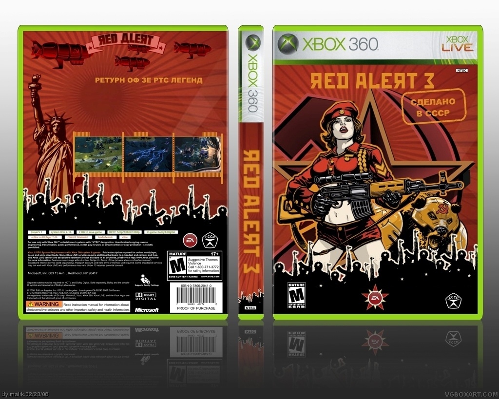 Command & Conquer: Red Alert 3 box cover