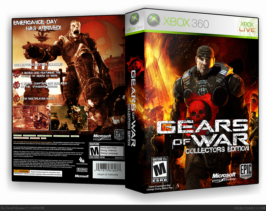 Gears of War: Limited Collector's Edition box cover