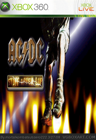 AC/DC Stiff Upper Lip box cover