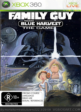 Family Guy Blue Harvest The Video Game box cover