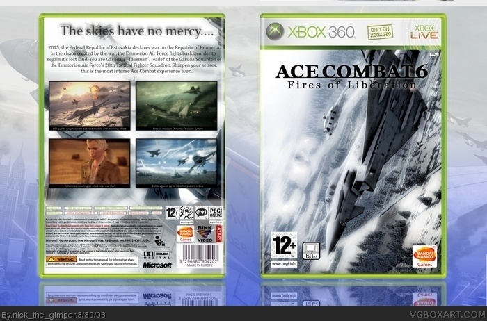 Ace Combat 6:  Fires of Liberation box art cover