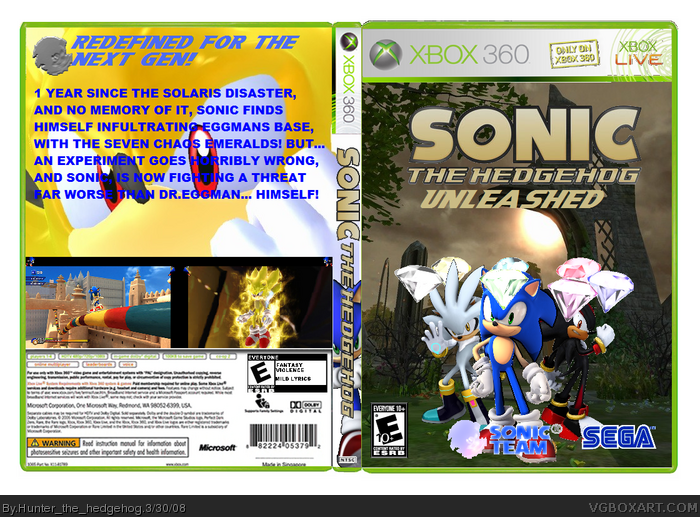 Sonic The Hedgehog Unleashed box art cover