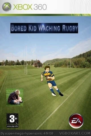 Bored kid watching rugby box art cover