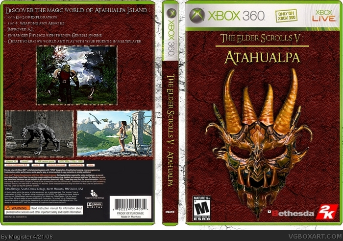 The Elder Scrolls V: Atahualpa box art cover