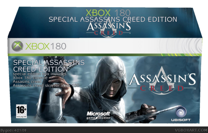 Assassin's Creed 180 box art cover