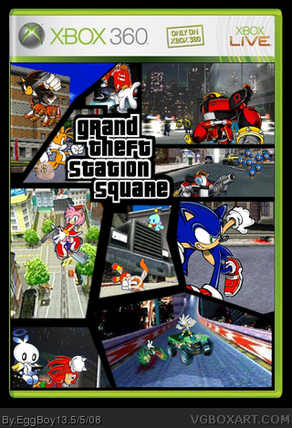 Grand Theft Station Square box cover
