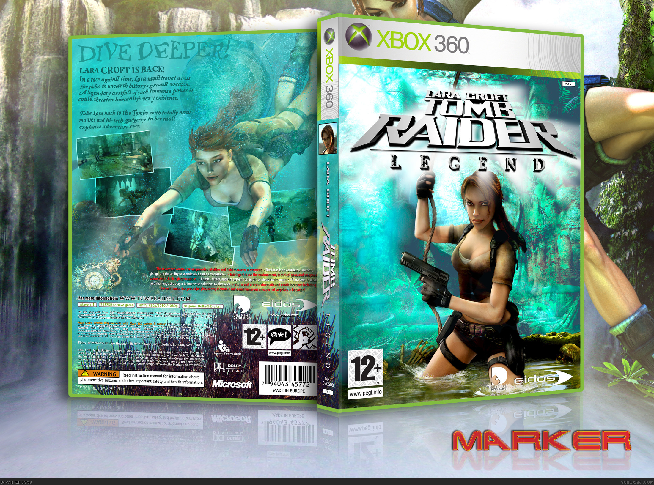 Lara Croft: Tomb Raider Legend box cover