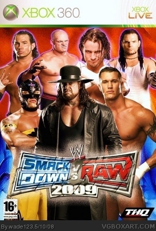 WWE Smackdown vs Raw 2009 box art cover