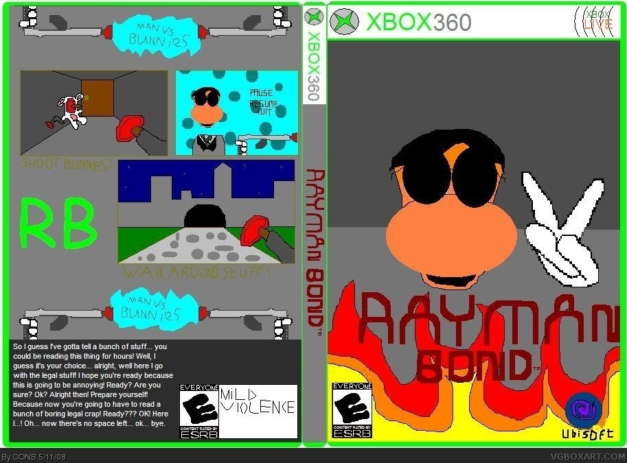 Rayman bond box cover
