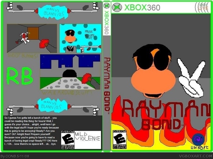 Rayman bond box art cover