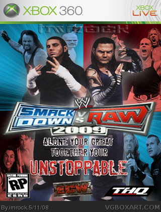 WWE Smackdown vs Raw 2009 box cover