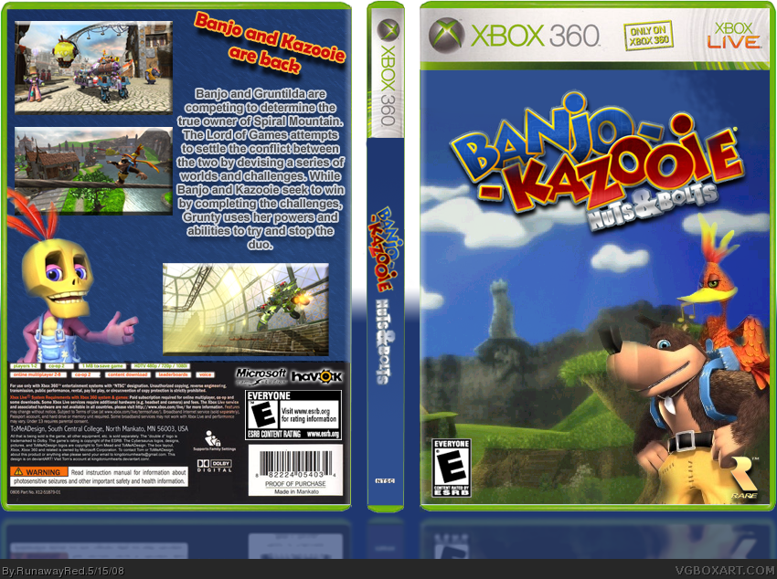 Banjo-Kazooie: Nuts & Bolts box cover