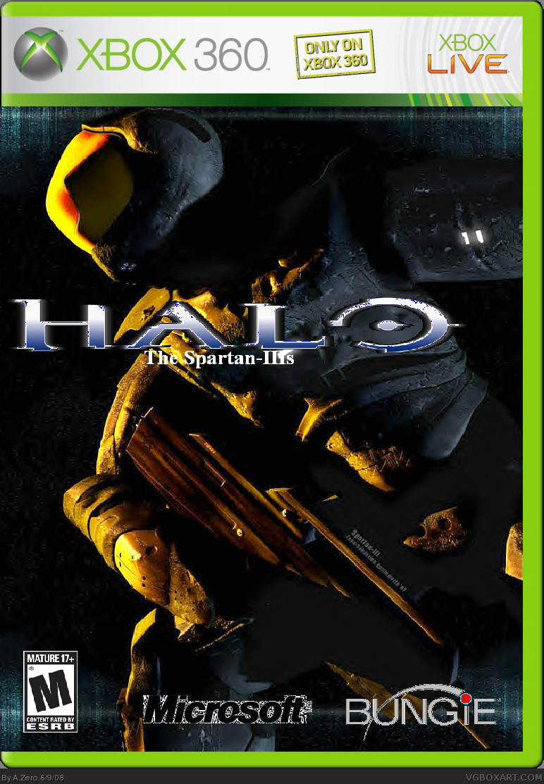 Halo: The Spartna IIIs box cover