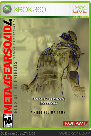 Metal Gear Solid 4: Collectors Edition. box cover