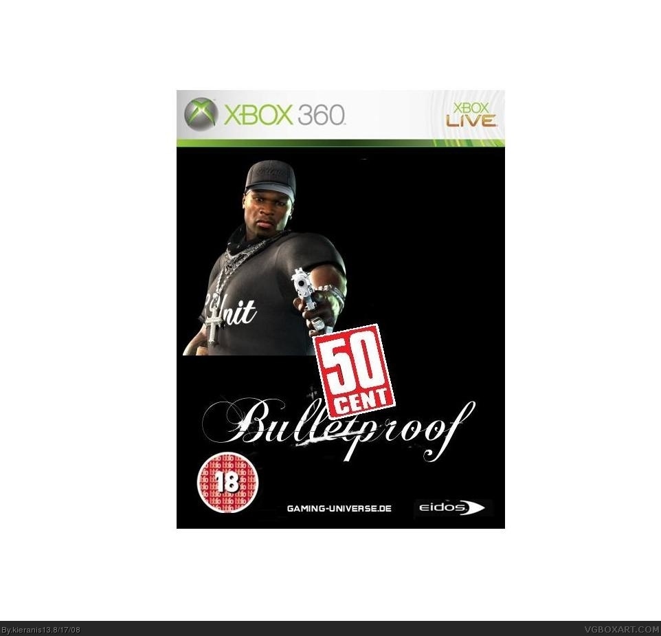 50 Cent Bulletproof box cover