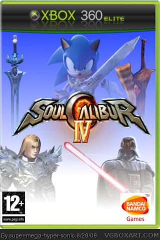 Soul Caliber IV box art cover