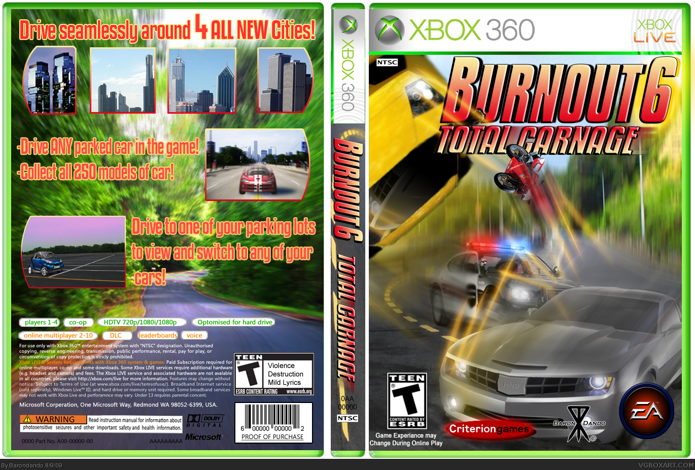 Burnout 6 box cover