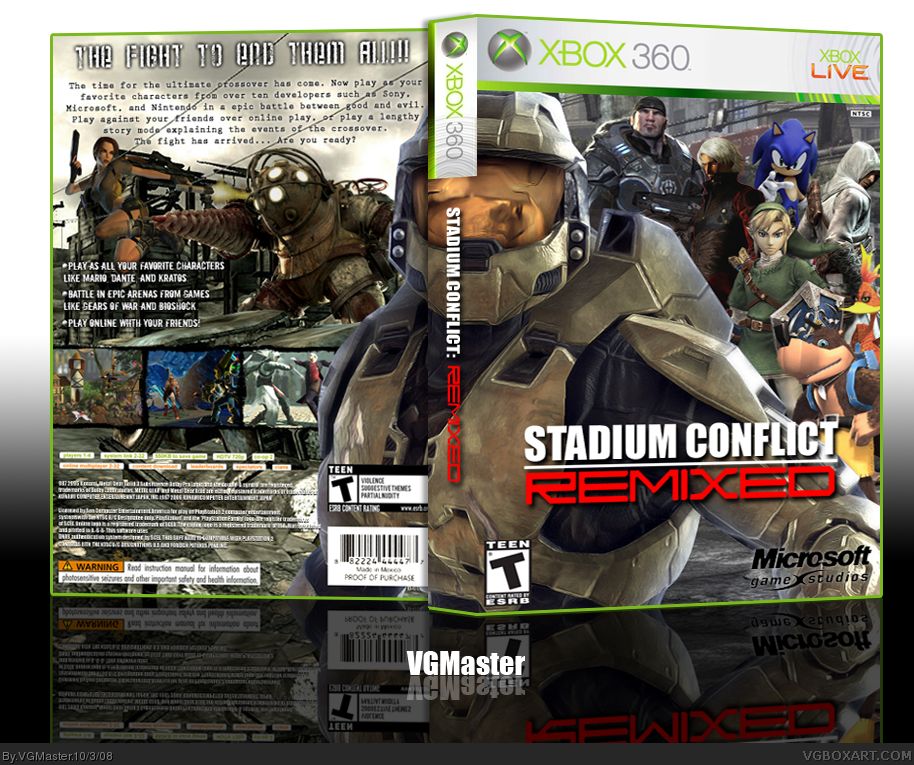 Stadium Conflict: Remixed box cover