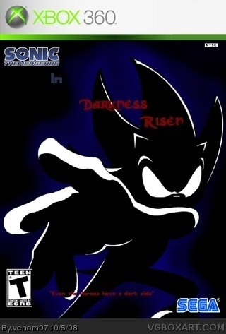 Sonic the hedgehog 2 :Darkness Risen box art cover