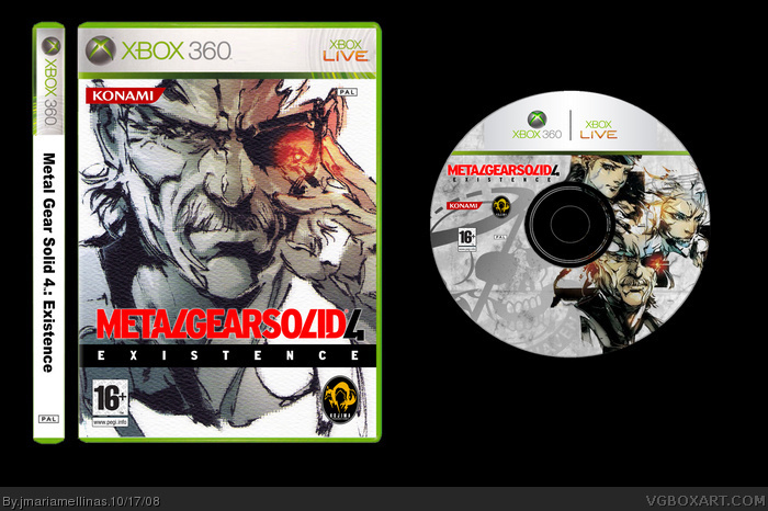 Metal Gear Solid 4: Existence box art cover