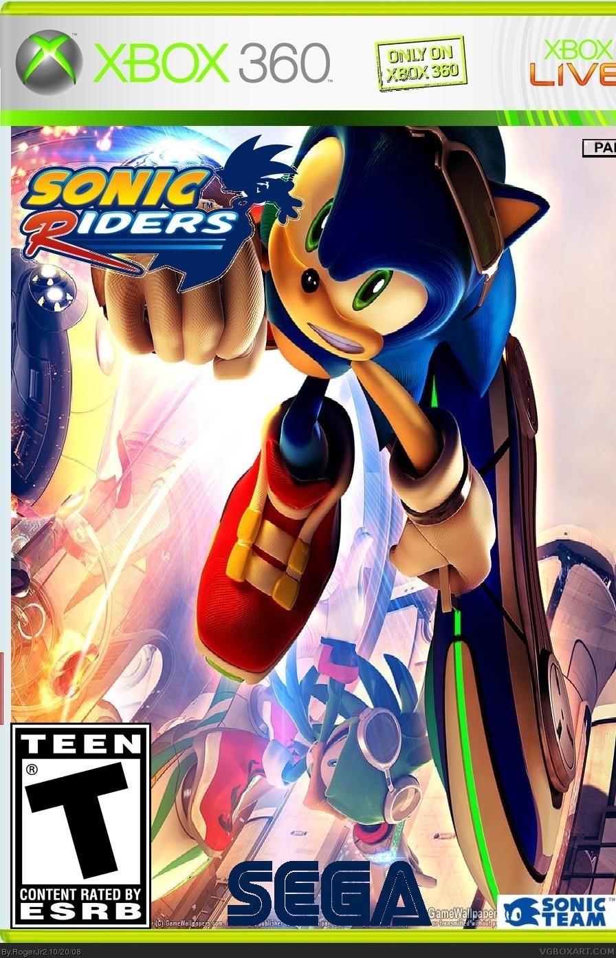 Sonic Riders box cover