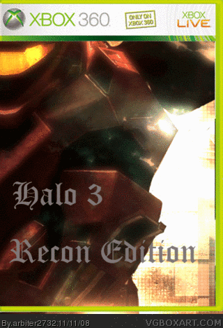 Halo 3 Recon Edition box cover