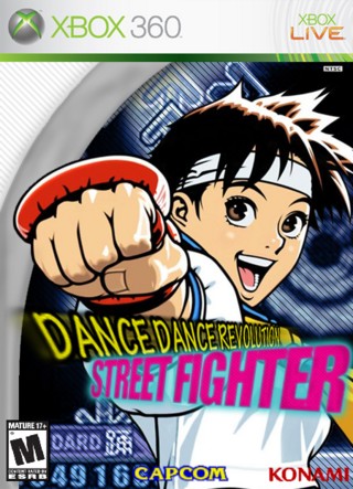 Dance Dance Revolution: Street Fighter box cover
