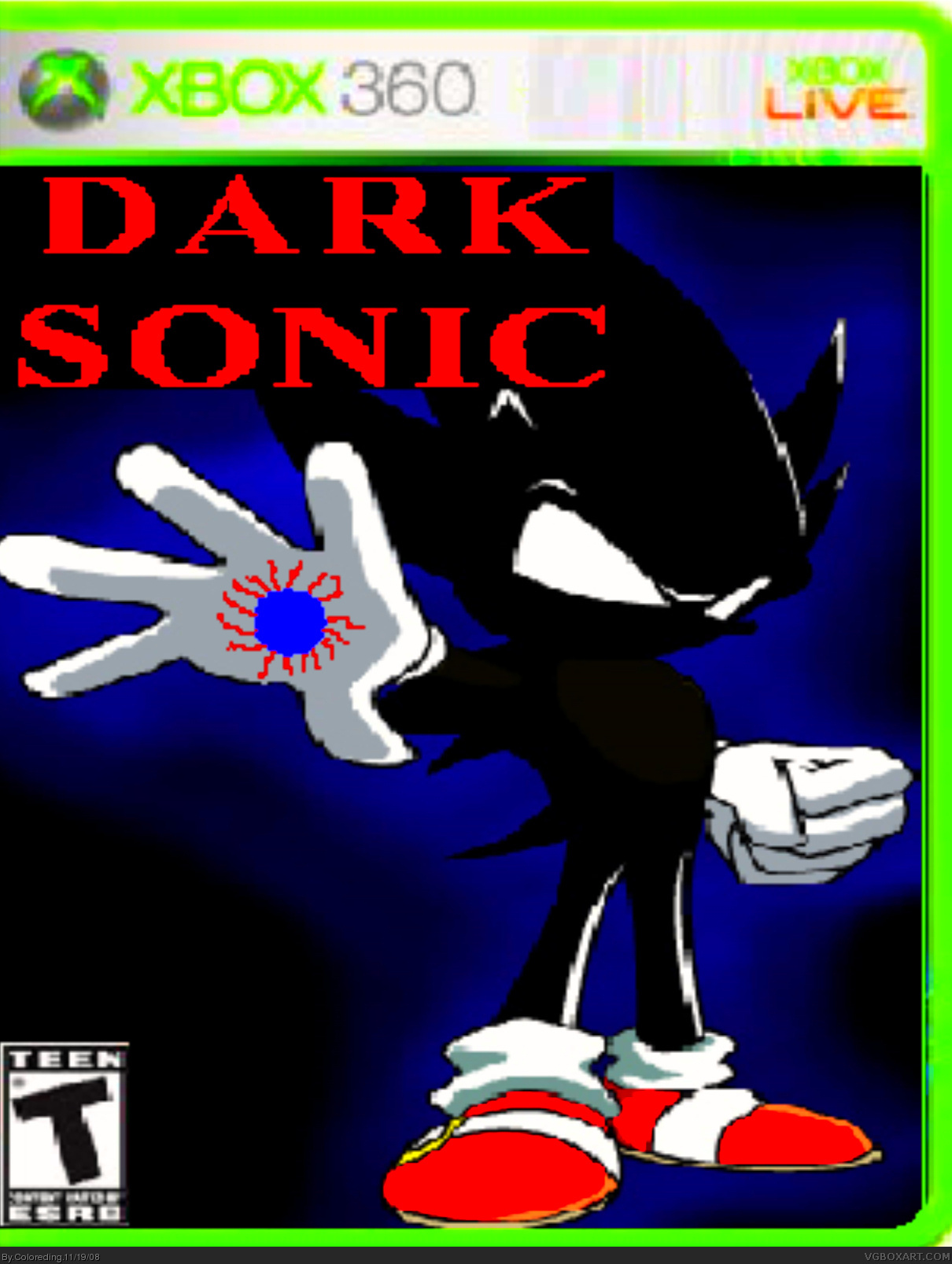 Dark Sonic box cover