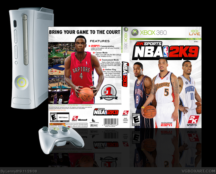 NBA 2K9 box art cover