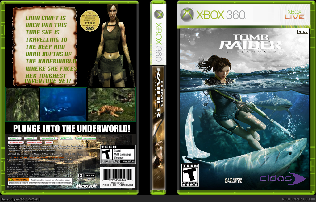 Tomb Raider: Underworld box cover