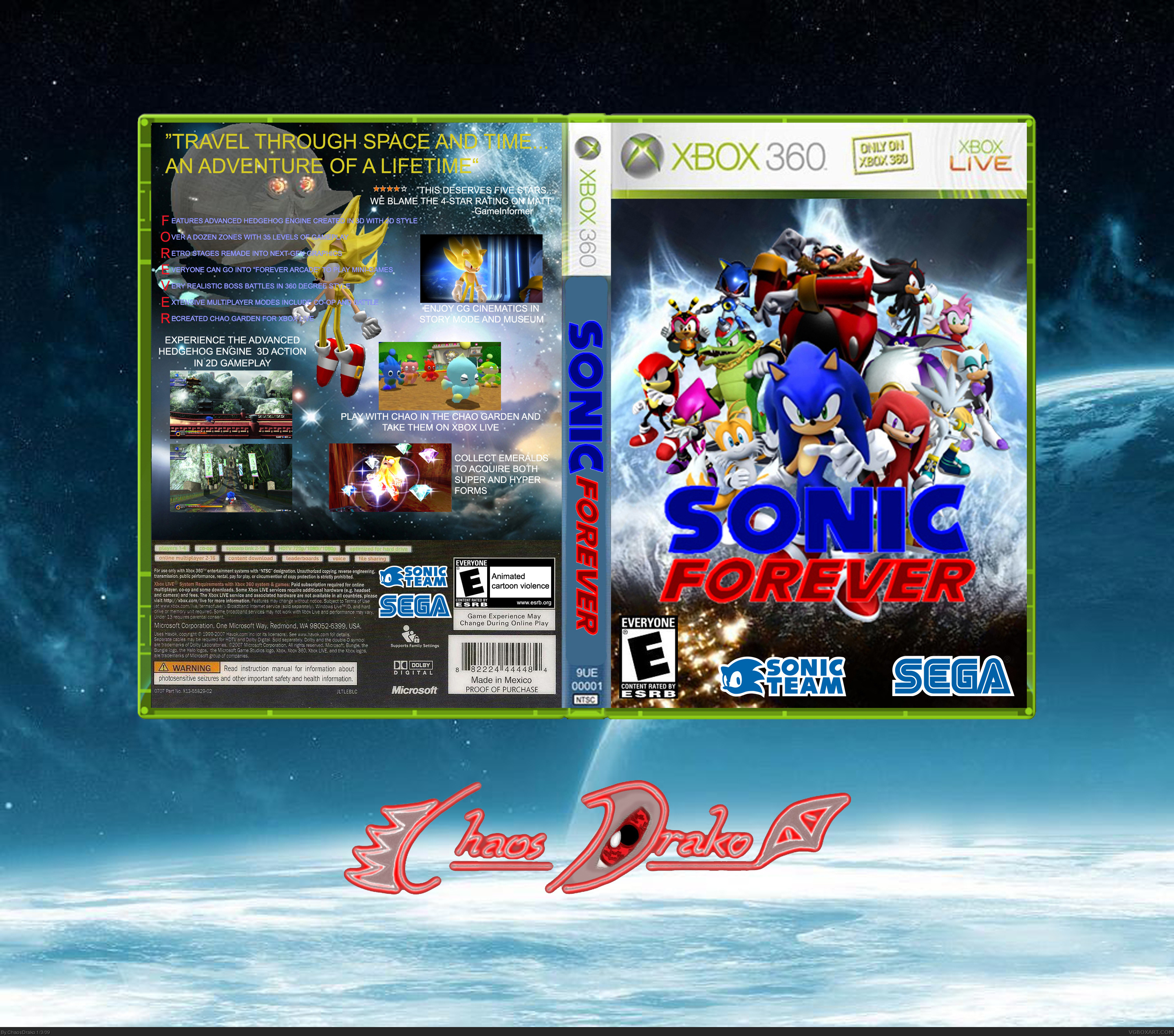 Sonic Forever box cover
